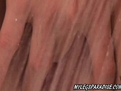 What’s Cyntia hiding in her shower play?