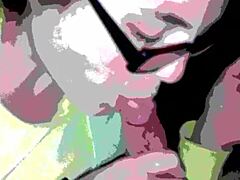 ever seen a girl slurp dick like this?