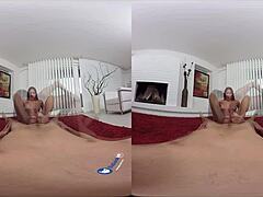 asian beauty soaked in virtual thrill