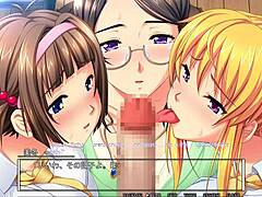 Young thrilling threesome adventure