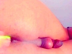 Big toy for anal pleasure