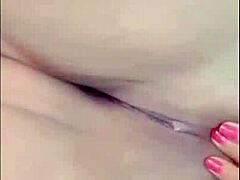 Oiled Amateur Explores Sensual Self-Pleasure