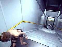 Jill Valentine in stockings on webcam