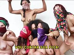 Brazilian MILF's provocative dirty sway