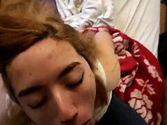 Teen Stockings Meet Stepbrother's Fierce End