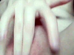 Magrinha’s big pussy teased in close-up