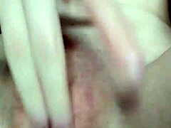 Magrinha’s big pussy teased in close-up