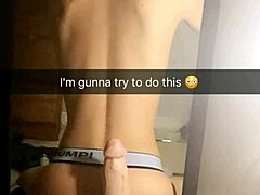 Andrewgylb's Relentless Gay Dildo Action In Snapchat Clips
