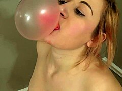 topless babe aids in bubbly delight