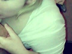 Naughty Blonde’s Big Tits Deliver Explosive POV Blowjob