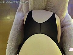 cheeky big ass babe takes rough pounding