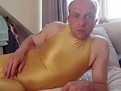 soloboy in spandex owns webcam show