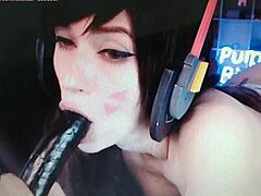 Young beauty shines on webcam