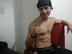 Two black cocks in action