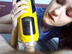 Squirting MILF gets a facial