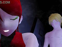 busty cartoon passion in hentai