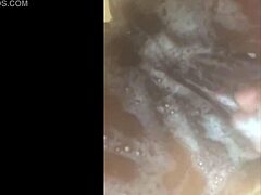 Sara's solo shower scene for alone time