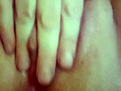 Horny Babe Rubbing Her Wet Pussy Hard