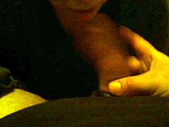 sucking my cock while she teases her big round ass