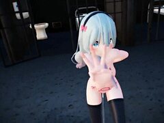 Sagiri's vibrant cartoon thrill awaits!