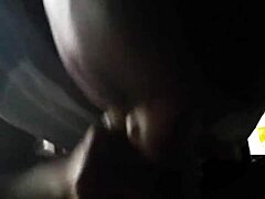 Ebony beauty's sloppy oral magic