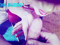 Ever seen a skinny blonde teen master deepthroat skills?