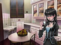 Gothic girl's shadowy vow