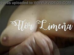 Flor Limeña Playing With Her Tits