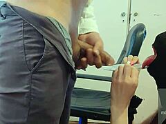 Latina submissive’s deep close-up action