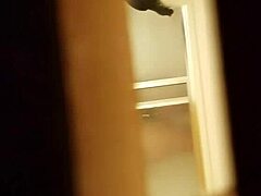 spying on her rubbing hairy pussy