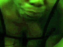African American man's intense blowjob scene