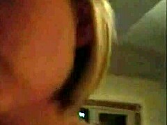 Blonde Girlfriend Fucked Hard with Buddy