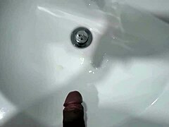 Model’s Solo Bathroom Heat Unleashed