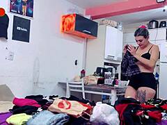 Maid overwhelmed on camera footage