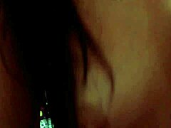 Young 18-year-old strips and touches herself slowly