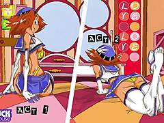 eddy bear cartoon threesome group fuck
