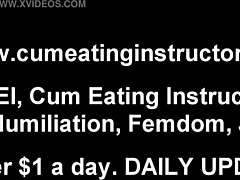 A Femdom Slave Liquid Feast