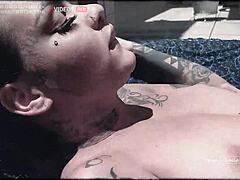 Evelyn’s playful shower tease