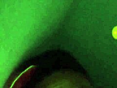 a woman guides intimate oral moment