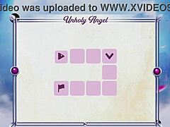 Animegirl's erotic gameplay in Unholy Angel 2