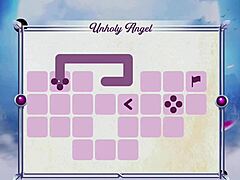 Animegirl's erotic gameplay in Unholy Angel 2