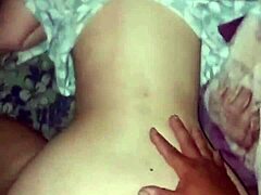 young bride's passionate intimate moment