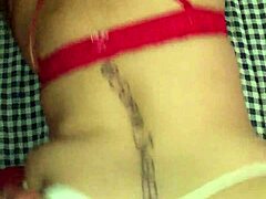 Opening My Wife’s Juicy Cheeks in Lingerie for Hire