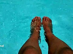 Unique Feet Hobby in Water