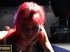 Redhead Teen Glows on Stage