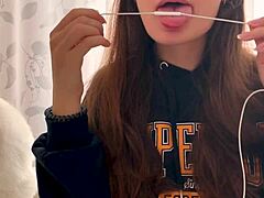 asmr licking session with onni for jerk off guide