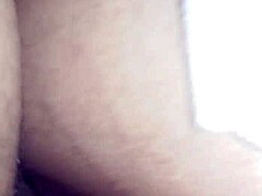 Amateur Couple's Creamy Pussy Play in Intimate Bedroom Moment