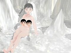 Leo’s Daring Anime Mixed Bathing Adventure
