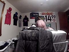 Gay oral passion in tight space