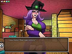 Cosplay witch's lustful magic tempts